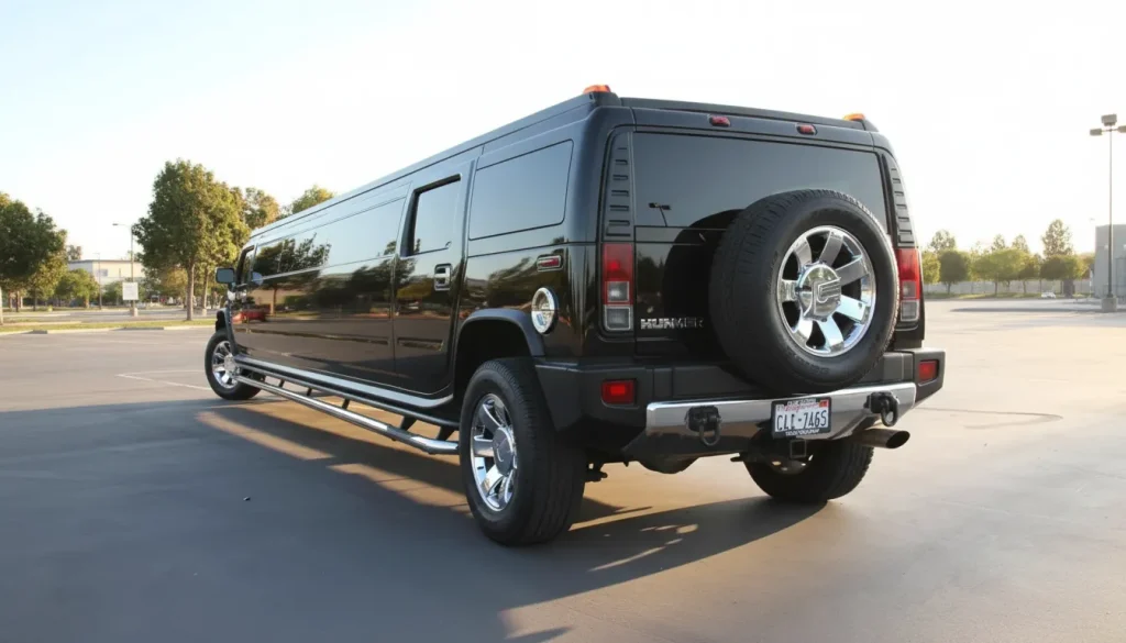 Hummer H2 CEO Mobile Office Limousine back exterior