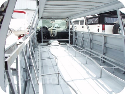 Stretch limo seating framework and chassis