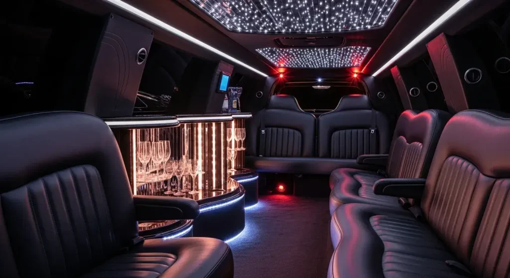 Chrysler 300 limo interior