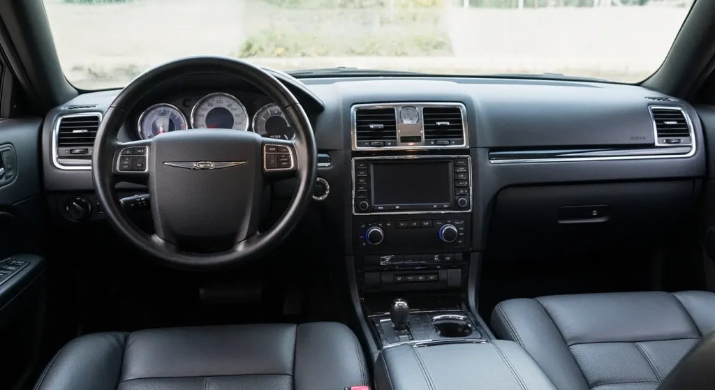 Chrysler 300 limousine driver side interior