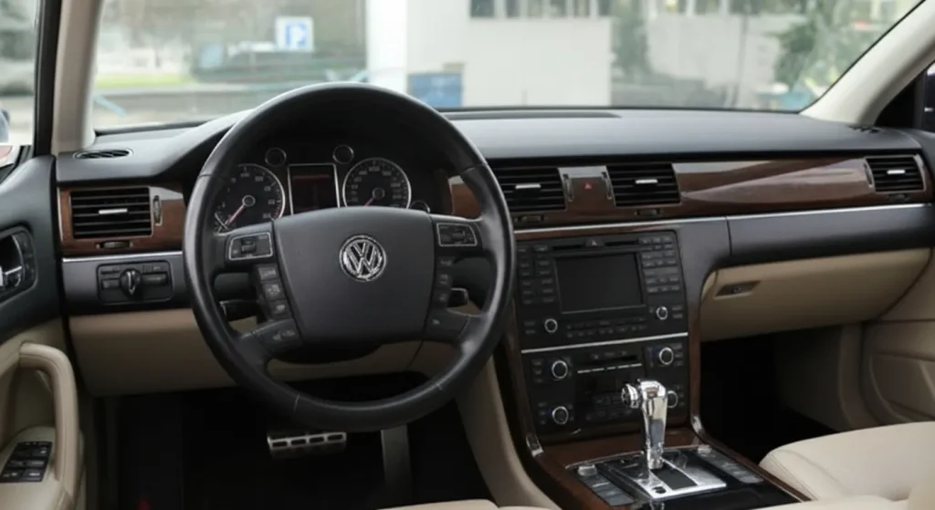 VOLKSWAGEN PHAETON W12 driver side interior
