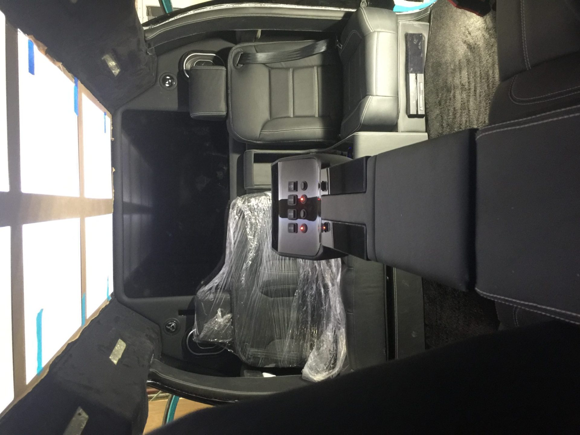 GMC Denali XL CEO Mobile Office Limousine - Production Image