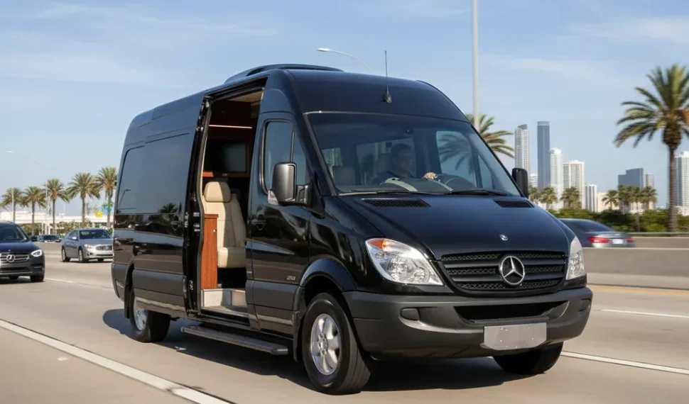 Custom Mercedes CEO Mobile Office Sprinter Van