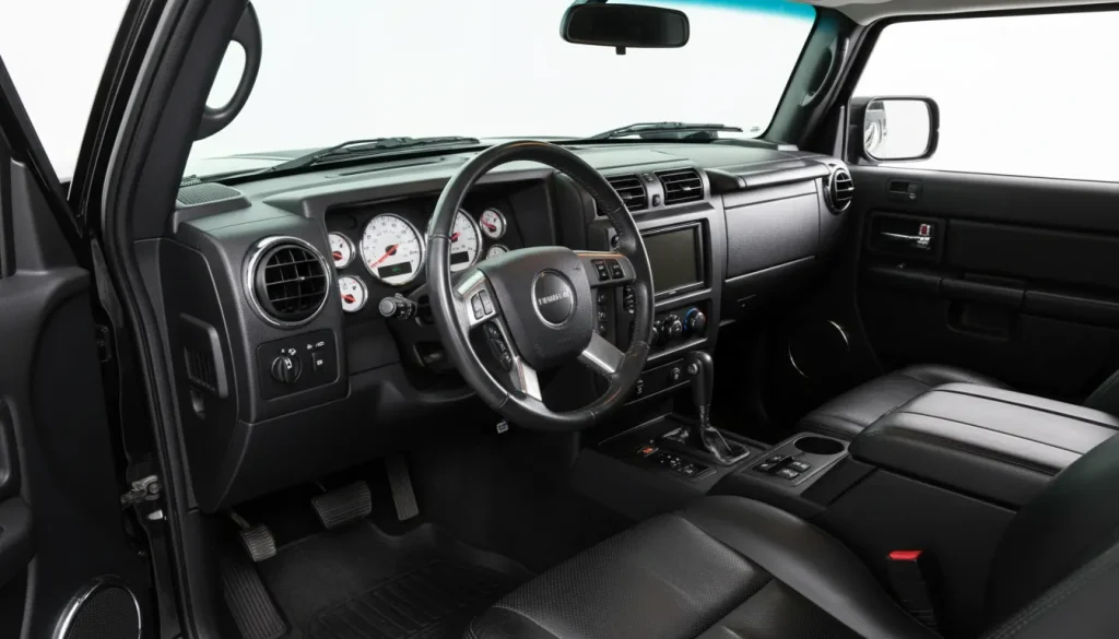 Hummer 6-Door Limousine driver side interior