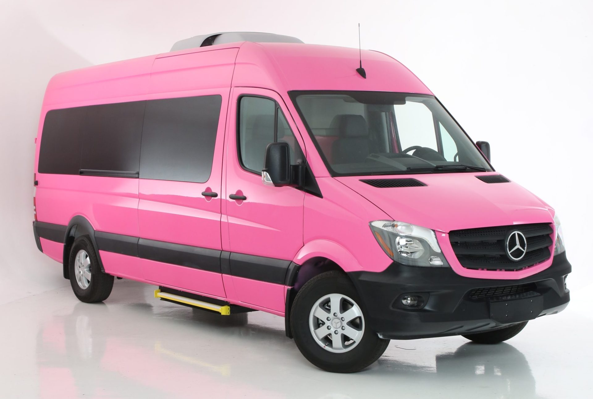 Custom Pink Mercedes Benz Sprinter Van