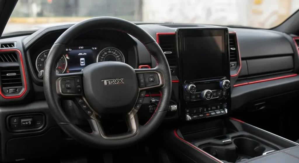 Driver side interface of Dodge Trx