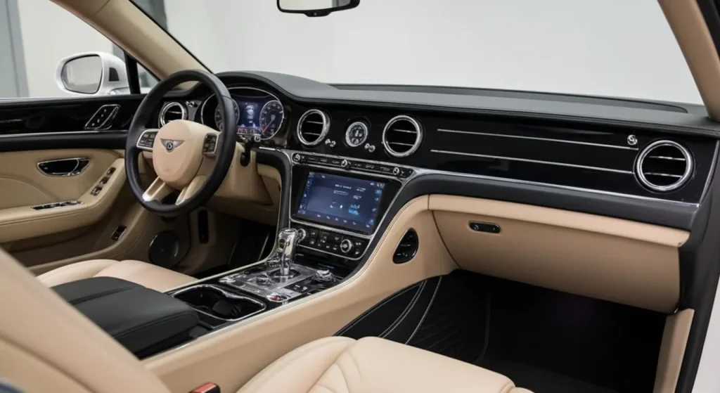 flying spur limo driver side interior