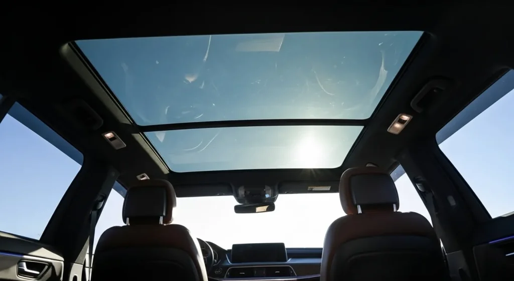 BMW X7 2025 sun roof
