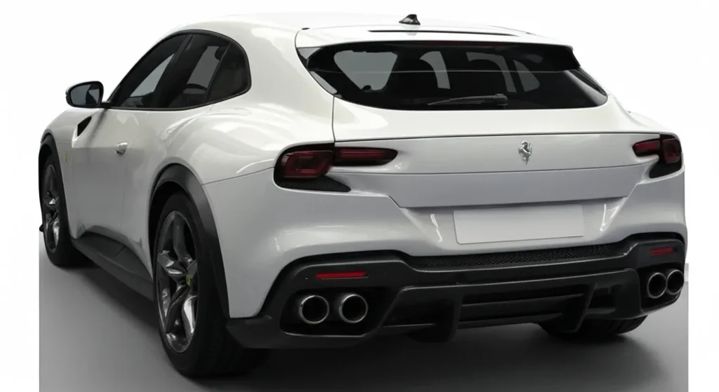 Ferrari Purosangue Review back exterior
