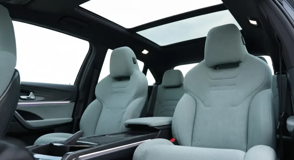 Ferrari Purosangue Review back side interior