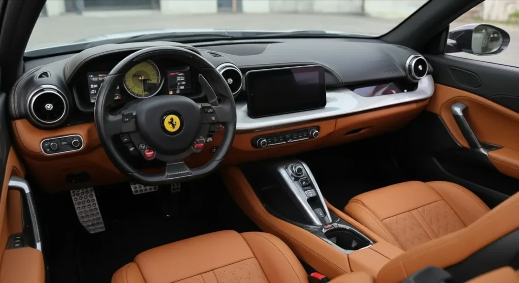 Ferrari Purosangue Review driver side interior