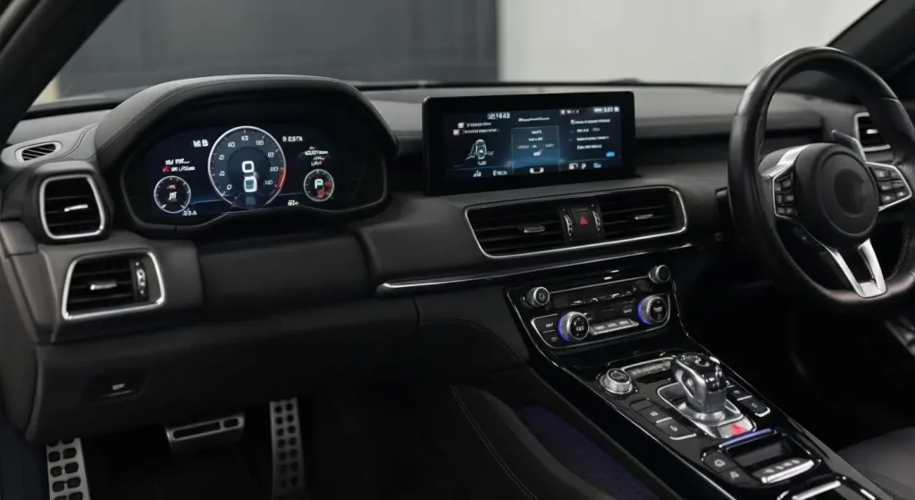 Ferrari Purosangue driver side interior