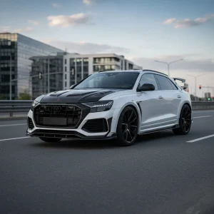Audi RSQ8 Mansory standing on a road