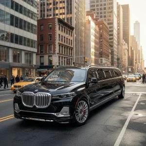 BMW X7 by Big Limos at city