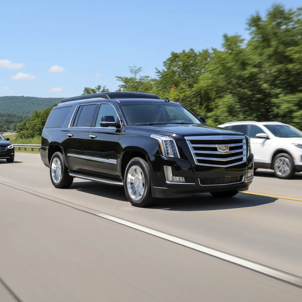 Cadillac Escalade ESV on road