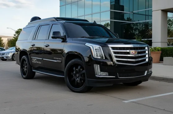 Cadillac Escalade ESV CEO Mobile Office Limousine