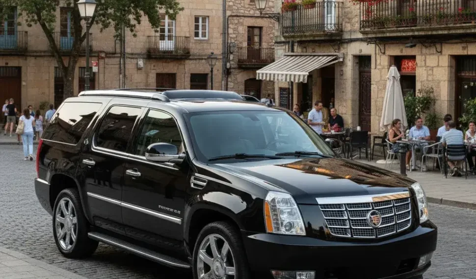 Cadillac Escalade ESV at town area