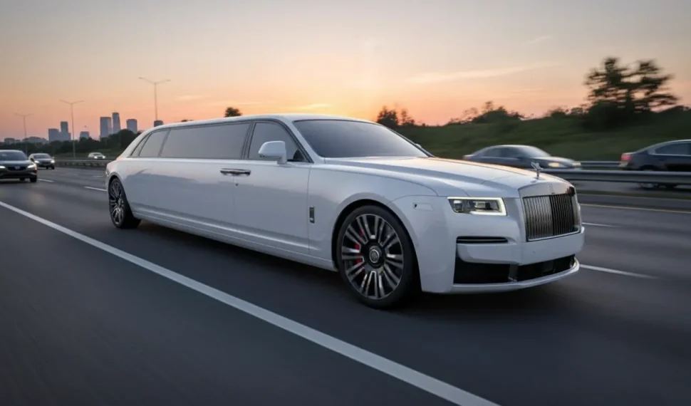 Rolls Royce Ghost on road