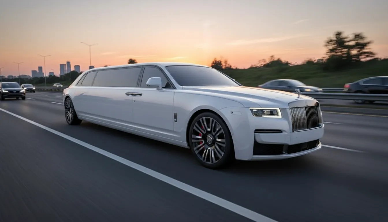 Rolls Royce Ghost on road