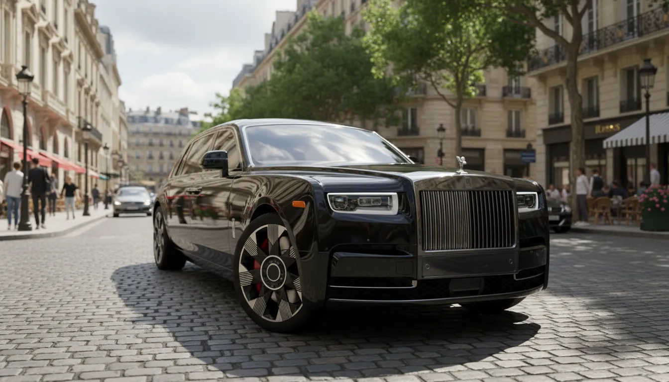 Rolls Royce Ghost (with Black Interior) Diecast Model Car, image size:1344x768