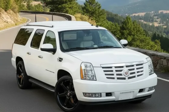 Custom Cadillac Escalade ESV Mobile Office Limousine