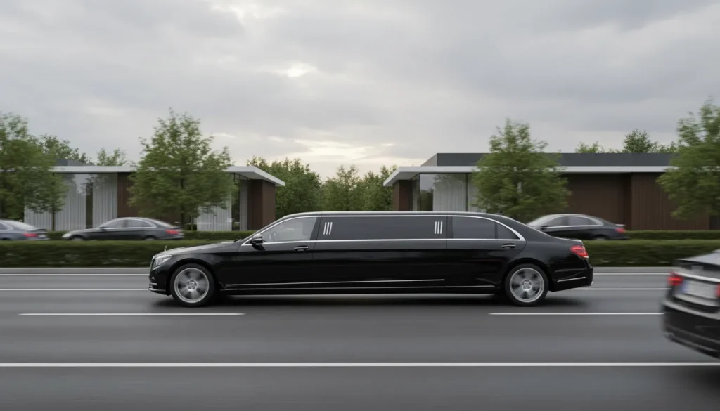 Mercedes Benz S-Class side view exterior