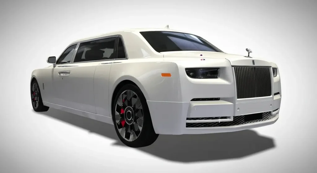 Rolls Royce Phantom Limousine back exterior