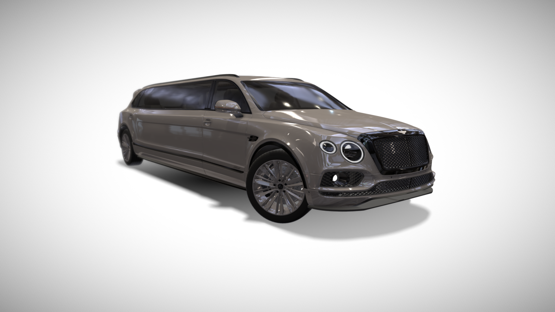 Grey Bentley Bentayga Limousine - Exterior Photo #1