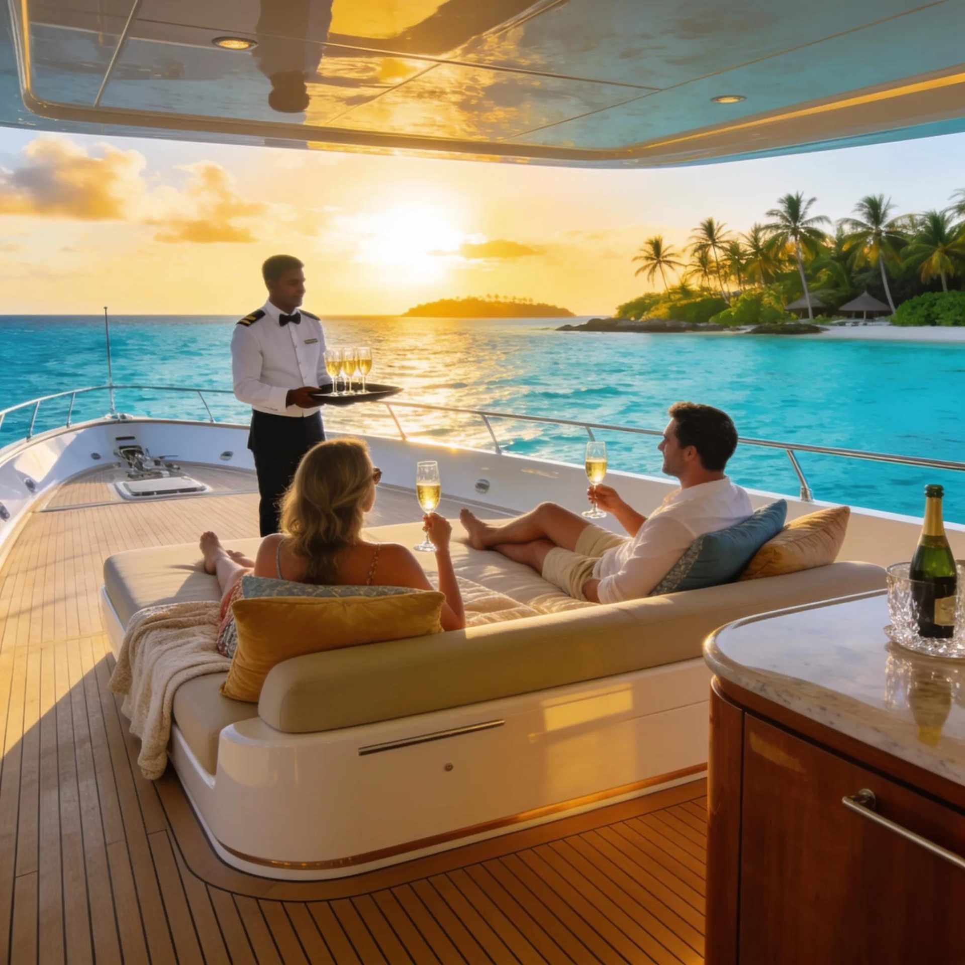 High-net-worth individuals enjoying exclusive travel experiences highlighting trends in experiential luxury and bespoke services